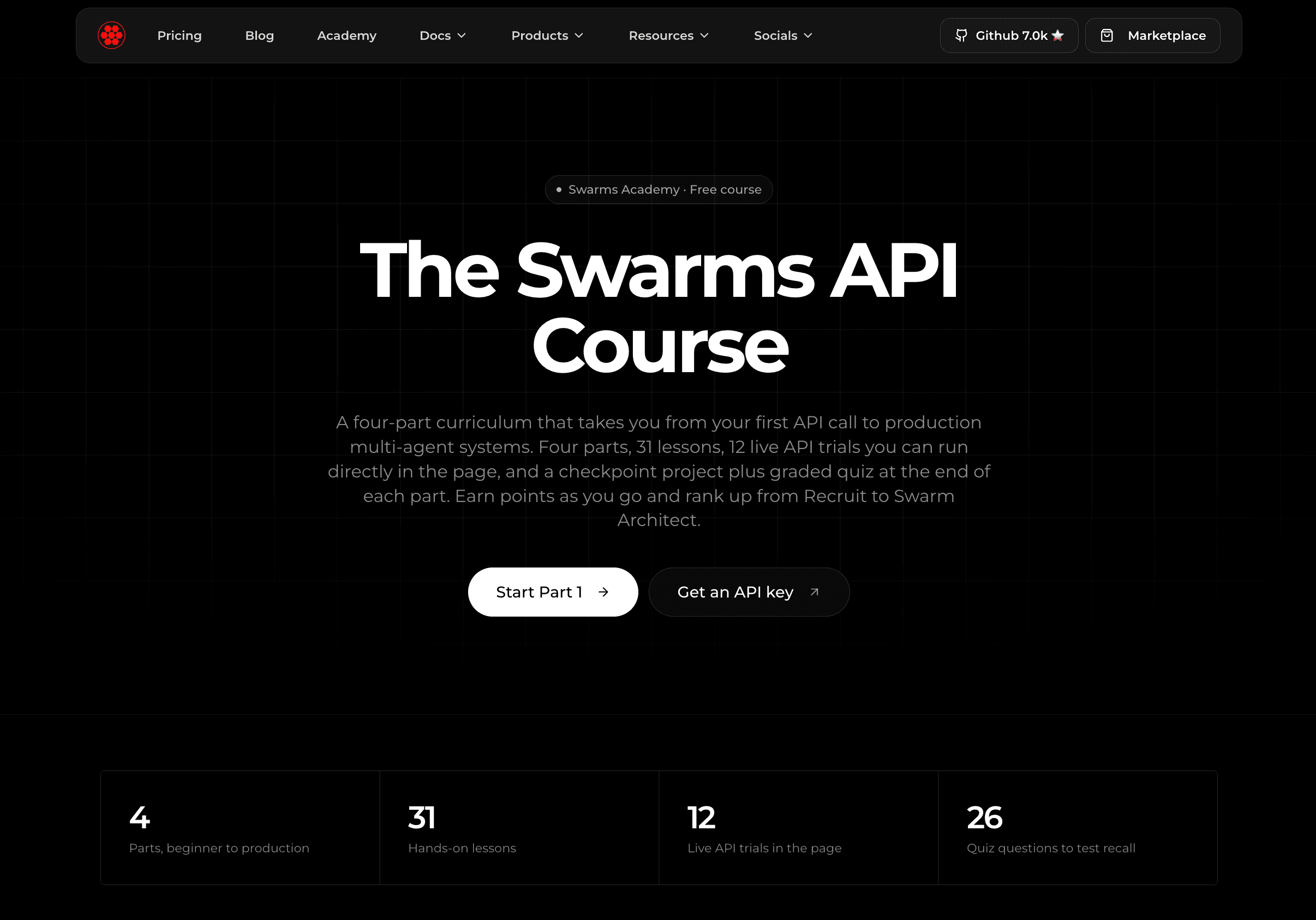 Swarms Academy 正式上线：多智能体技术栈免费课程