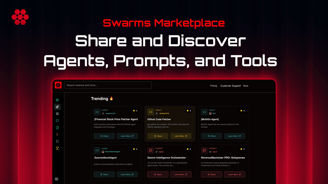 Swarms Marketplace — Buy & Sell Agents