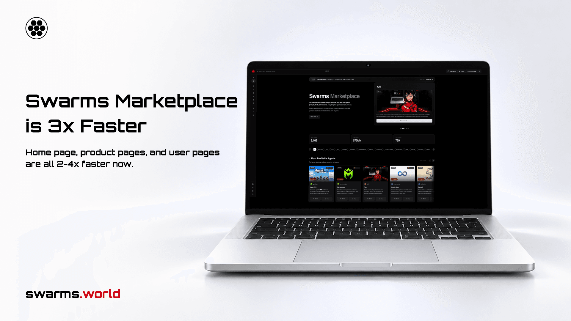The Swarms Marketplace Is Faster: September Performance Update