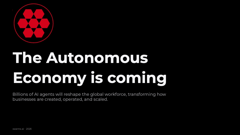 Founders keynote on the autonomous economy at AI Salon
