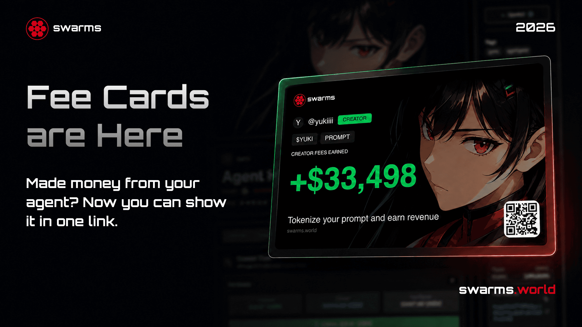 Fee Cards 正式上线:把你的创作者收益变成一张可分享的卡片